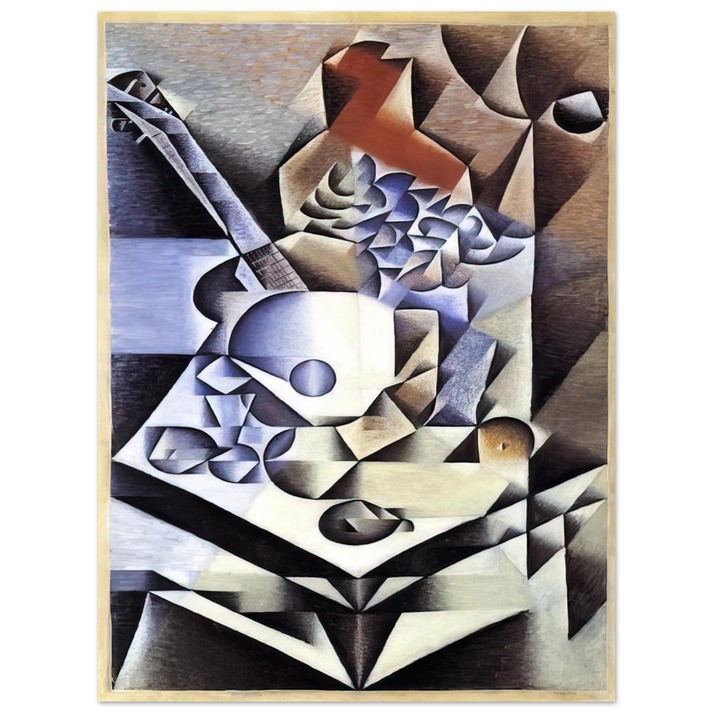 Juan Gris - STILL LIFE WITH FLOWERS 1912  75x100 cm / 30x40inches Fine Art Poster