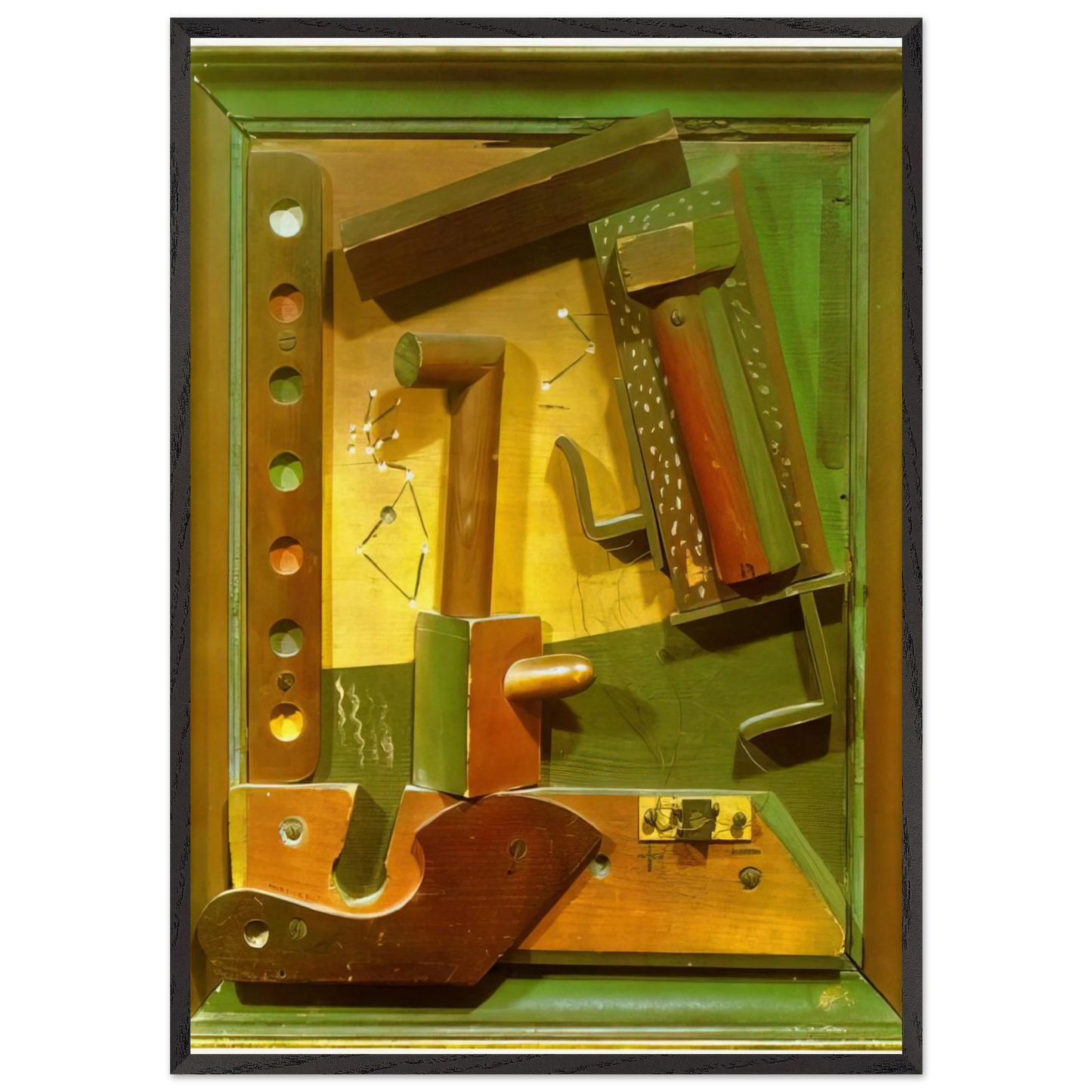 Fruit of a Long Experience - Max Ernst Framed Art Print – Black Wooden Frame - Default Title - -Framed Art Print