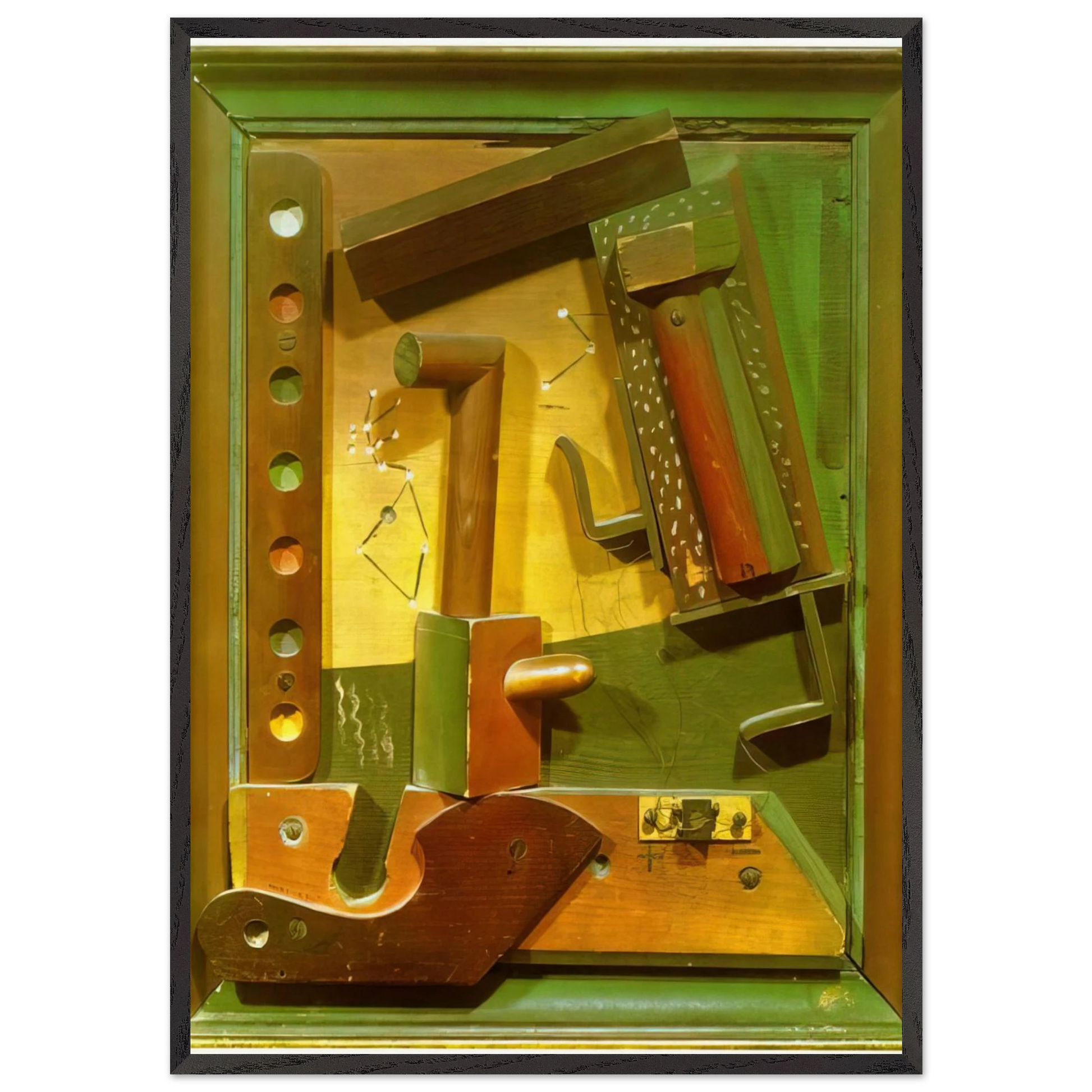 Fruit of a Long Experience - Max Ernst Framed Art Print – Black Wooden Frame - Default Title - -Framed Art Print