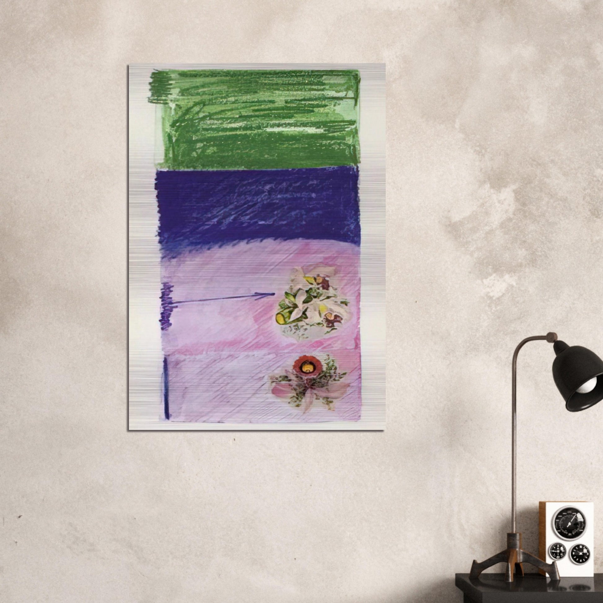 Untitled - 1978 - Mira Schendel Brushed Aluminum Print - 70x100 cm / 28x40 inches | Mira Schendel Aluminum Print | Mira Schendel Prints