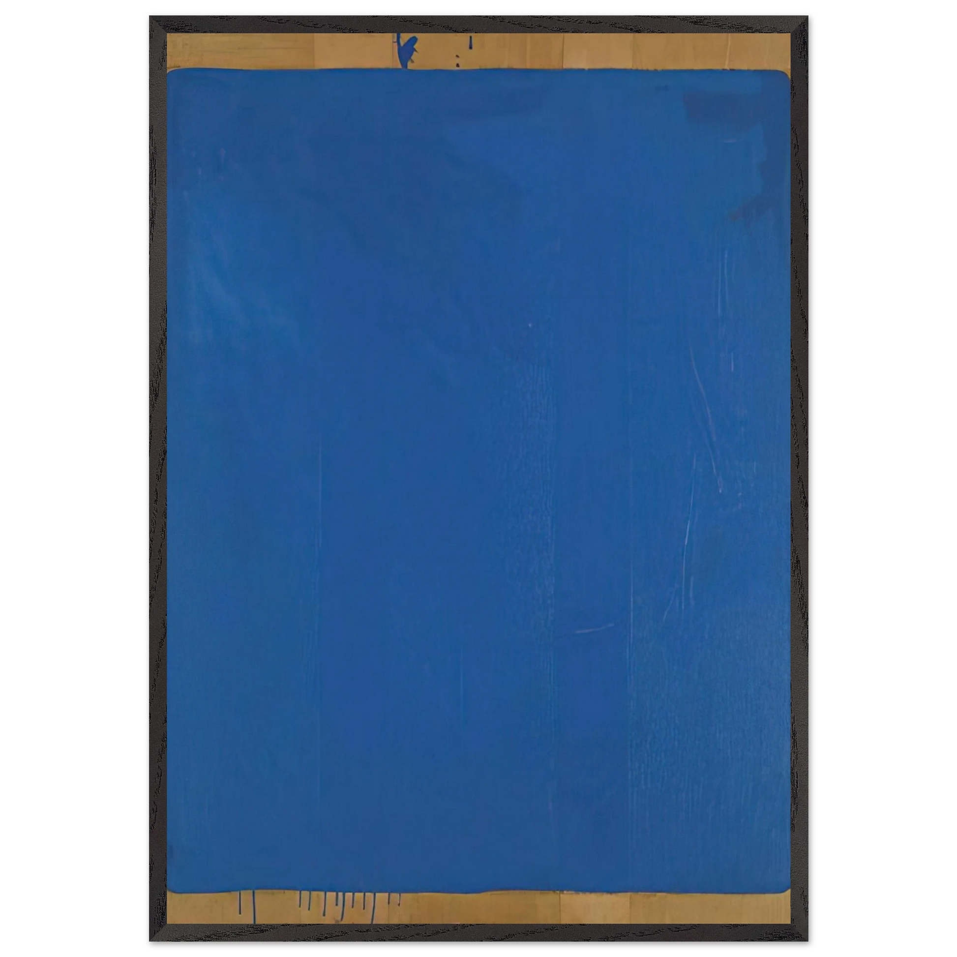 Monocromo blu - 1961 - Mario Schifano Framed Art Print – Black Wooden Frame - Default Title - -Framed Art Print