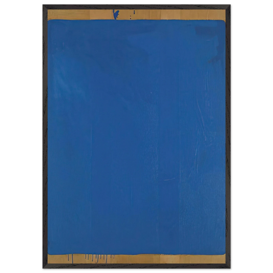 Monocromo blu - 1961 - Mario Schifano Framed Art Print – Black Wooden Frame - Default Title - -Framed Art Print