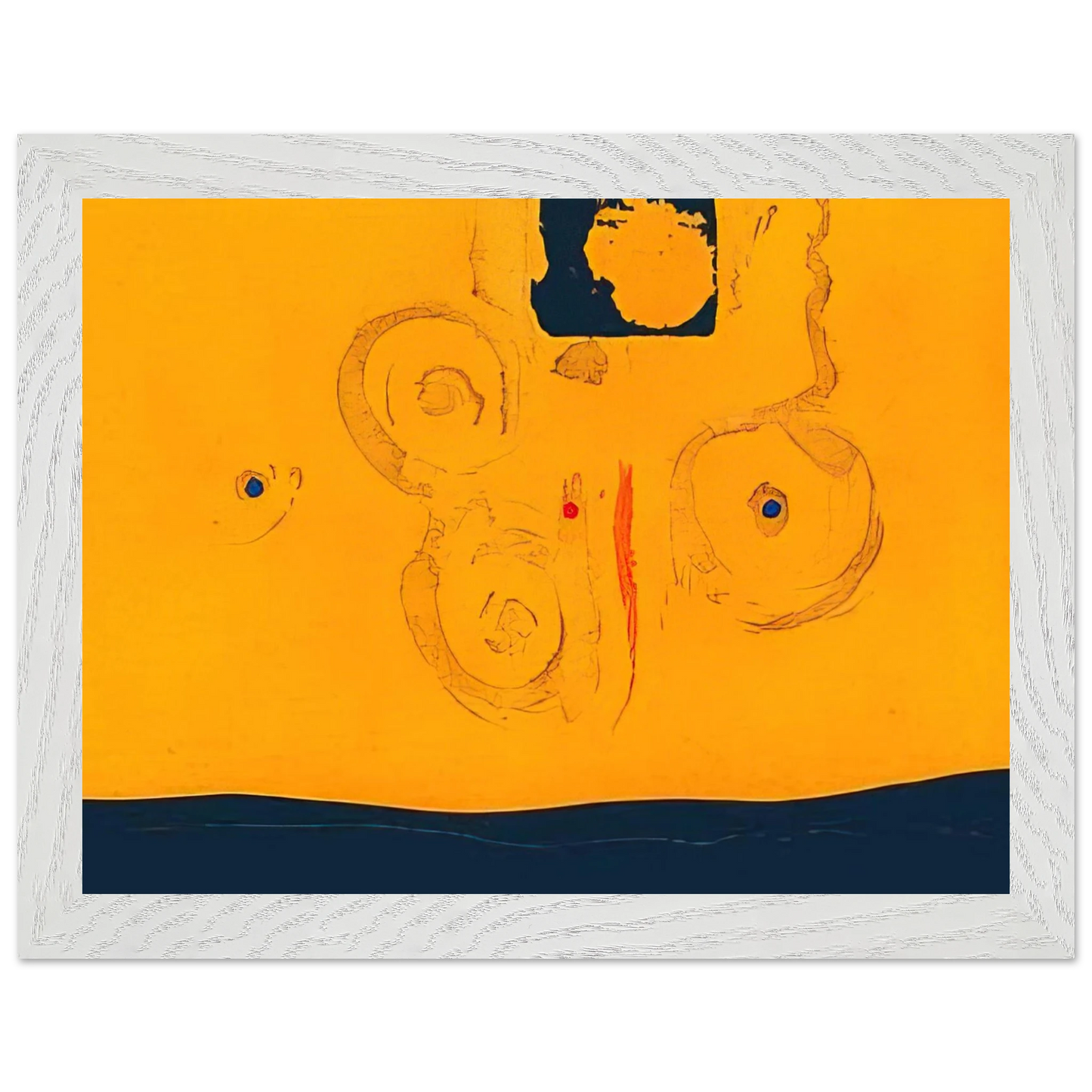Helen Frankenthaler - Plaza Real - 1988 Wall art - 27x35 cm / 11x14 inches - Fine Art Poster - -