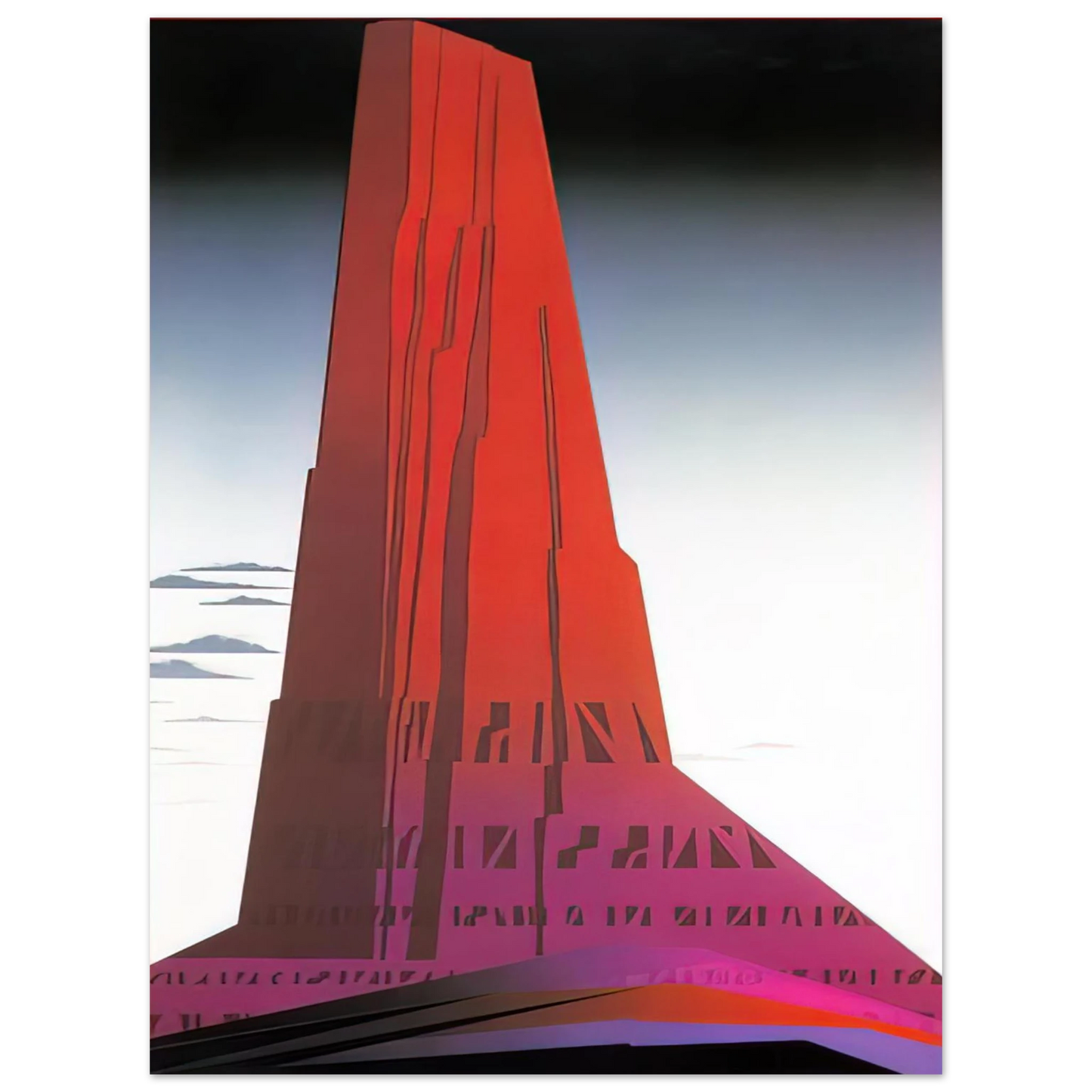Eyvind Earle - Desert Skyscraper Fine Art Poster - Default Title