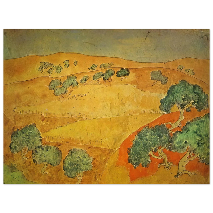 Pablo Picasso - Summer landscape  75x100 cm / 30x40inches Fine Art Poster