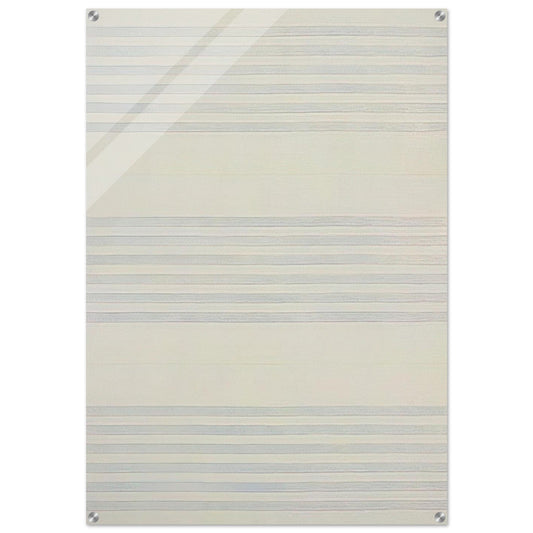 I Love Life - Agnes Martin Acrylic Print - 70x100 cm / 28x40″ inches | Agnes Martin Wall Art | Agnes Martin Prints