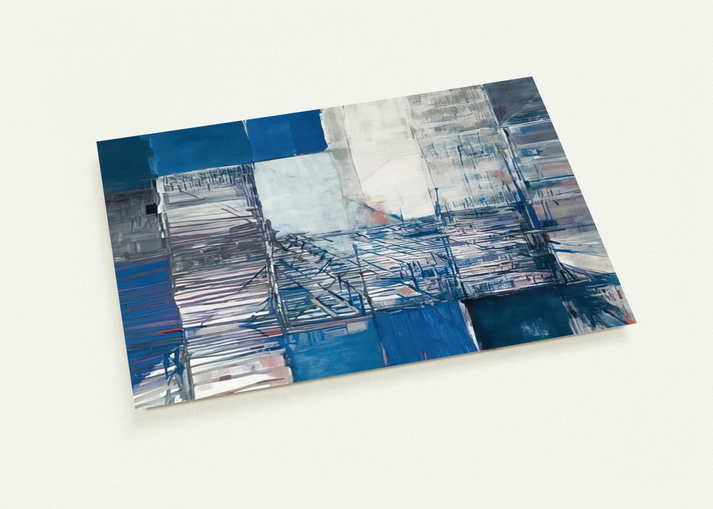 Dislocation du labyrinthe - Tachisme By Maria Helena Vieira da Silva Pack of 10 Post Cards | Maria Helena Vieira da Silva Post Cards | A6 (10.5 x 14.8 cm) - 4.1 x 5.8 inches
