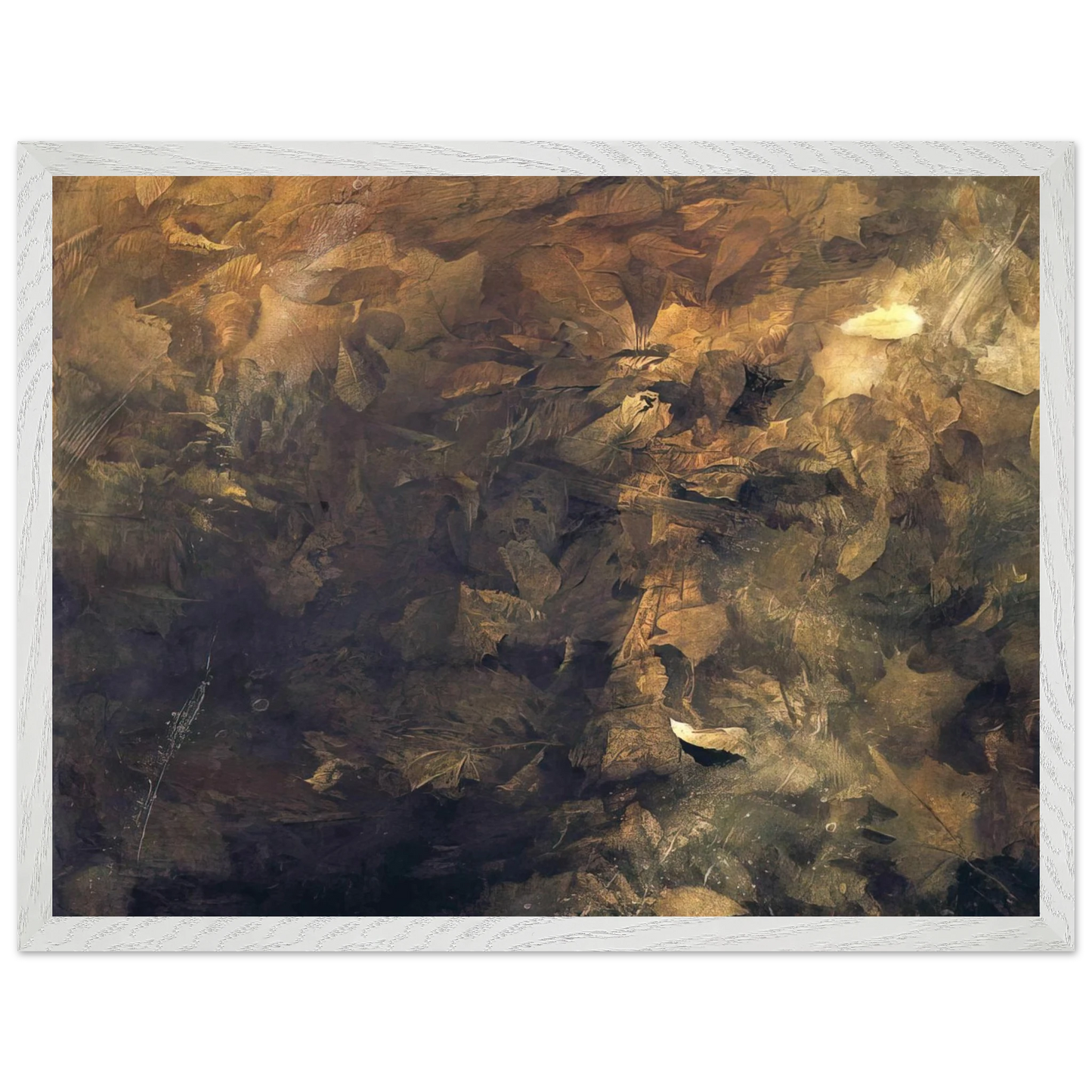 Andrew Wyeth - THIN ICE Wall Art - 60x80 cm / 24x32 inches - Premium Wooden Framed Poster With Fine Art Paper - Black frame