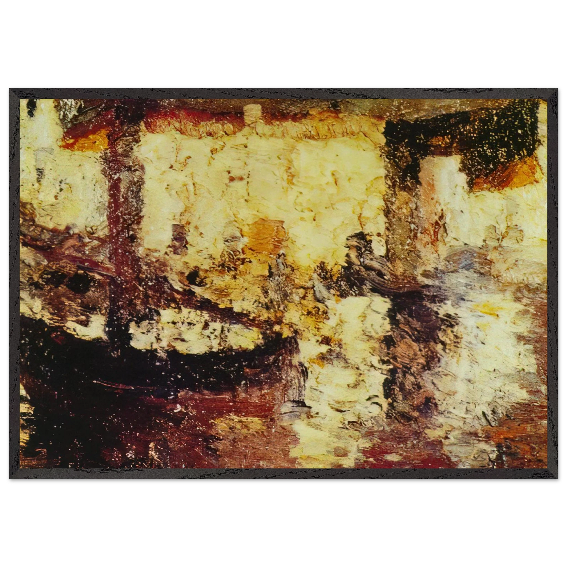 ES POAL PIANQUE 1920 - Salvador Dali Framed Art Print – Black Wooden Frame - Default Title - -Framed Art Print