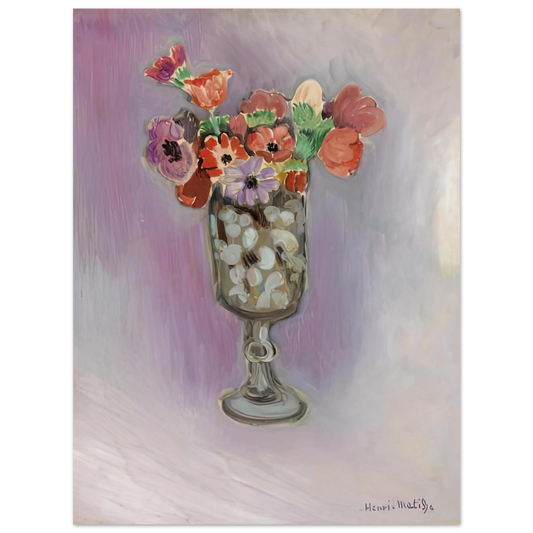 Henri Matisse - BOUQUET OF ANEMONES 1918 Fine Art Poster - Default Title