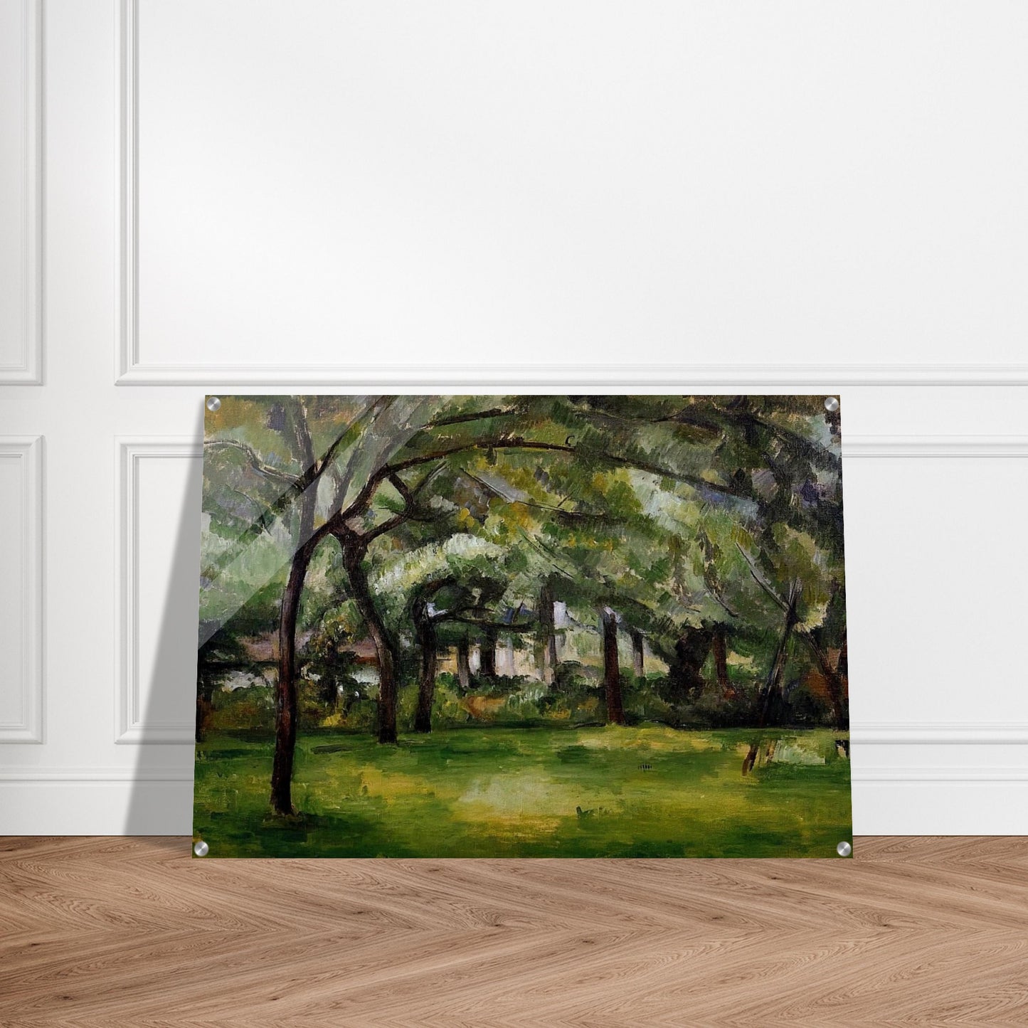 Farm in Normandy. Summer - Paul Cézanne Acrylic Print - 70x100 cm / 28x40″ inches