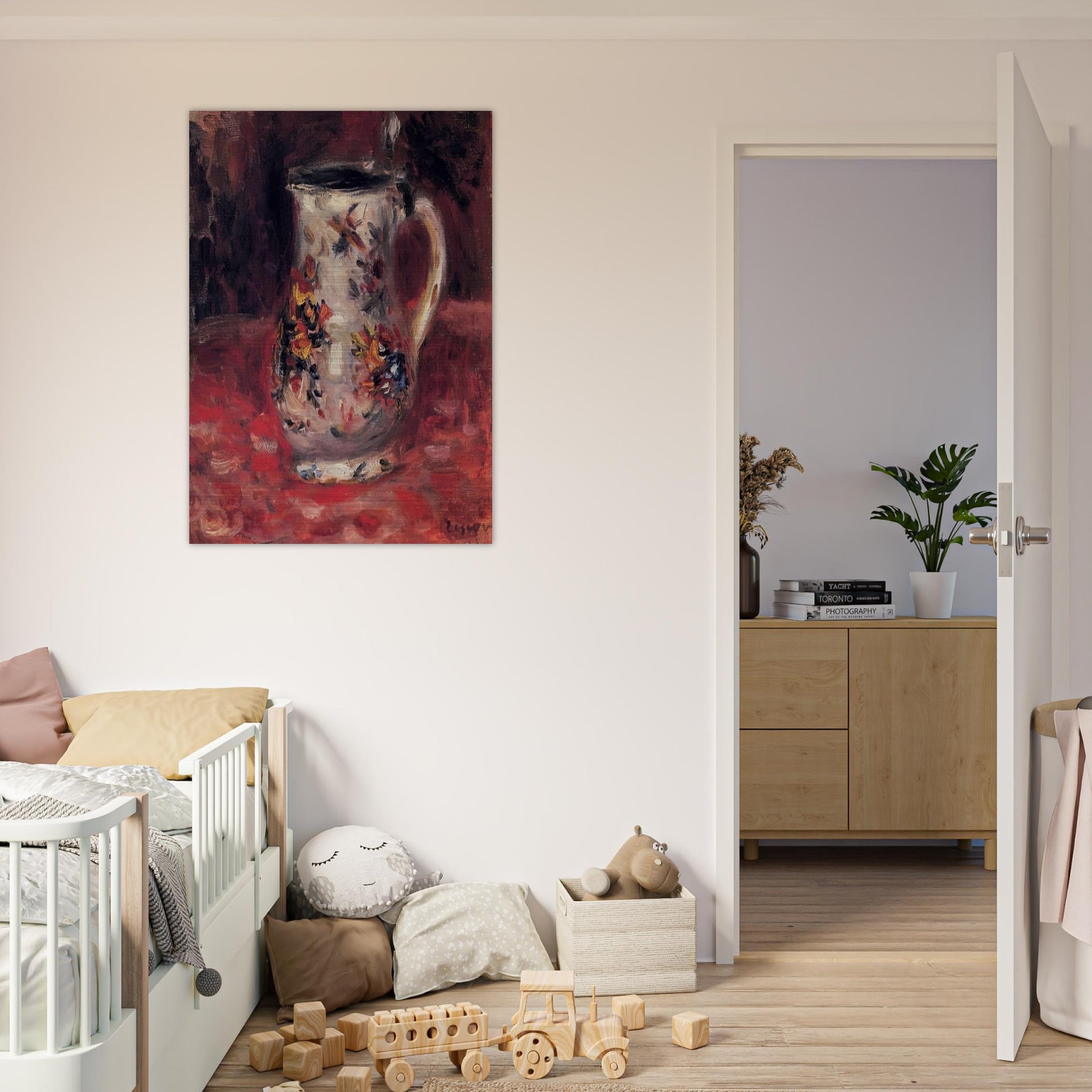 Jug - Pierre-Auguste Renoir Brushed Aluminum Print - 70x100 cm / 28x40 inches | Pierre-Auguste Renoir Aluminum Print | Pierre-Auguste Renoir Prints