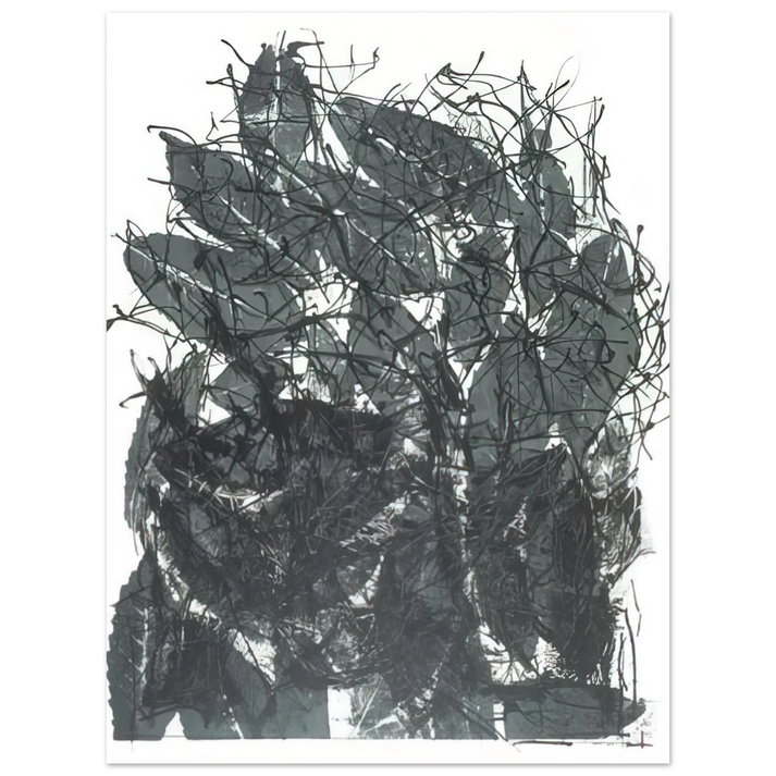 Jean-Paul Riopelle - Leaves I  75x100 cm / 30x40inches Fine Art Poster