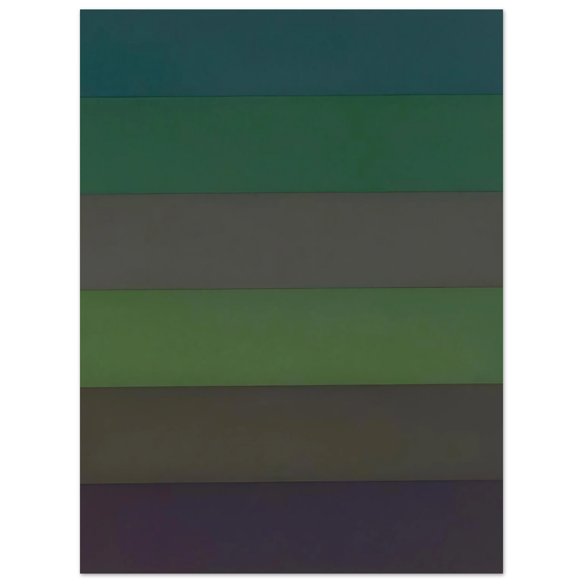 Sol LeWitt - Horizontal Bands with Colors Superimposed Fine Art Poster - Default Title