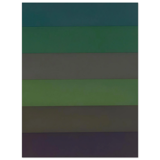 Sol LeWitt - Horizontal Bands with Colors Superimposed Fine Art Poster - Default Title
