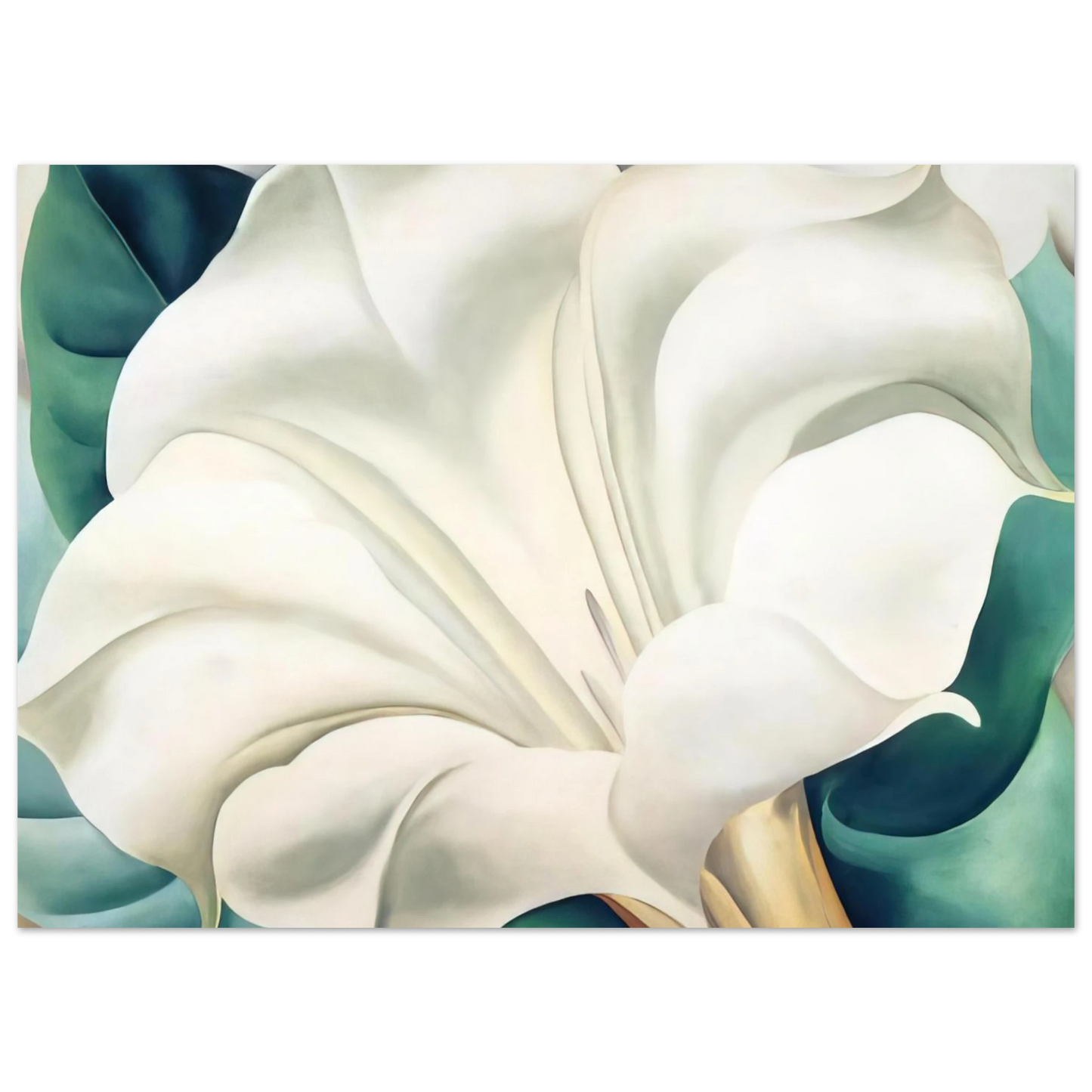 Georgia O'Keeffe - Jimson Weed 2 Fine Art Poster - 40x60 cm / 16x24 inches