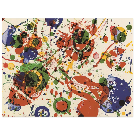 Sam Francis - Untitled  from Pasadena Box   Lembark L60  Fine Art Poster - Default Title
