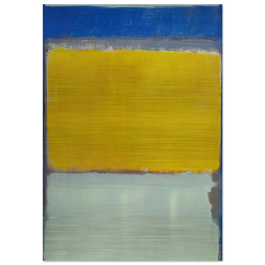 No.10 - 1950 - Mark Rothko Brushed Aluminum Print - 70x100 cm / 28x40 inches | Mark Rothko Aluminum Print | Mark Rothko Prints