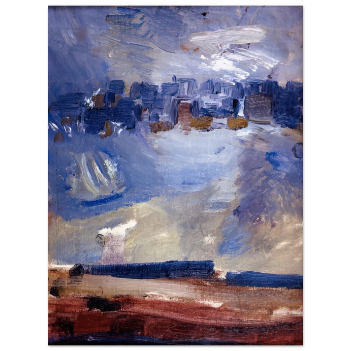 John Marin - Wehawken Sequence - Abstract Art, Expressionism  75x100 cm / 30x40inches Fine Art Poster