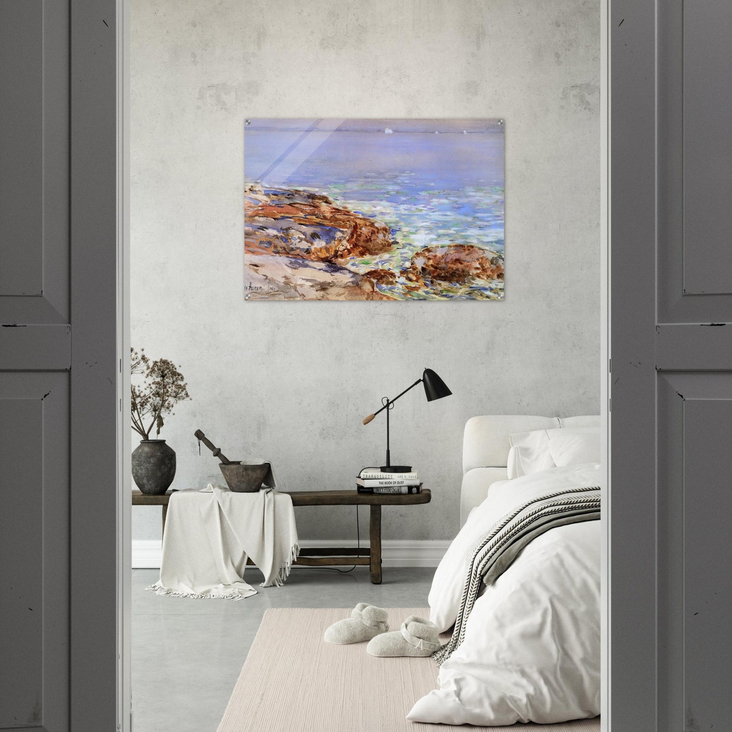 Seascape, Isles of Shoals - Childe Hassam Acrylic Print - 70x100 cm / 28x40″ inches