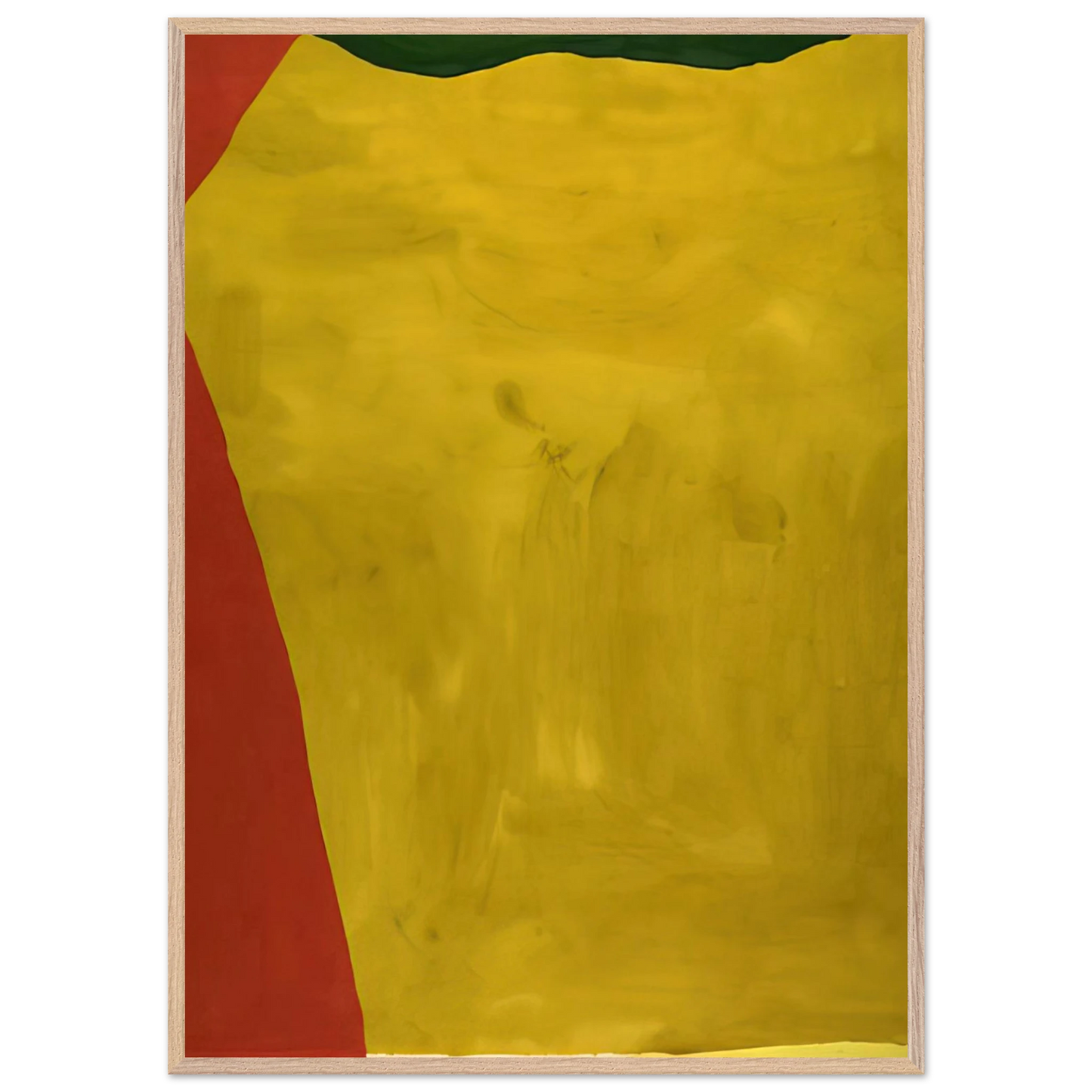 Helen Frankenthaler - Blessing of the Fleet - 1969 Wall art - 60x80 cm / 24x32 inches - Premium Wooden Framed Poster With Fine Art Paper - Black frame