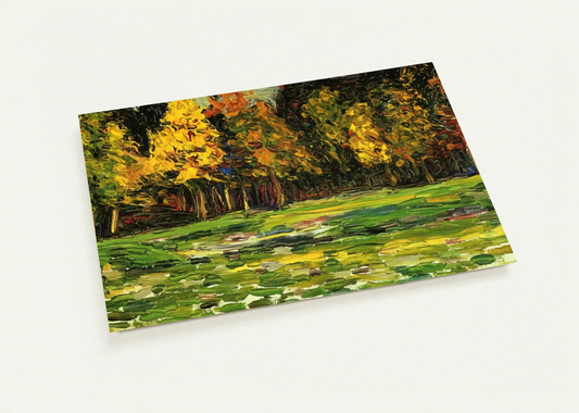 FOREST EDGE By Wassily Kandinsky Pack of 10 Post Cards | Wassily Kandinsky Post Cards | A6 (10.5 x 14.8 cm) - 4.1 x 5.8 inches