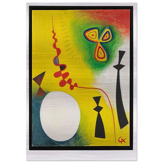 FETISHES 1944 - Alexander Calder Brushed Aluminum Print - 70x100 cm / 28x40 inches | Alexander Calder Aluminum Print | Alexander Calder Prints