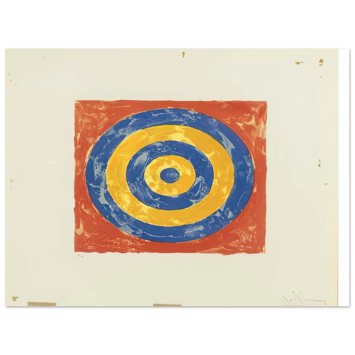 Jasper Johns - TARGET UNIVERSAL LIMITED ART EDITIONS 35 Fine Art Poster - Default Title