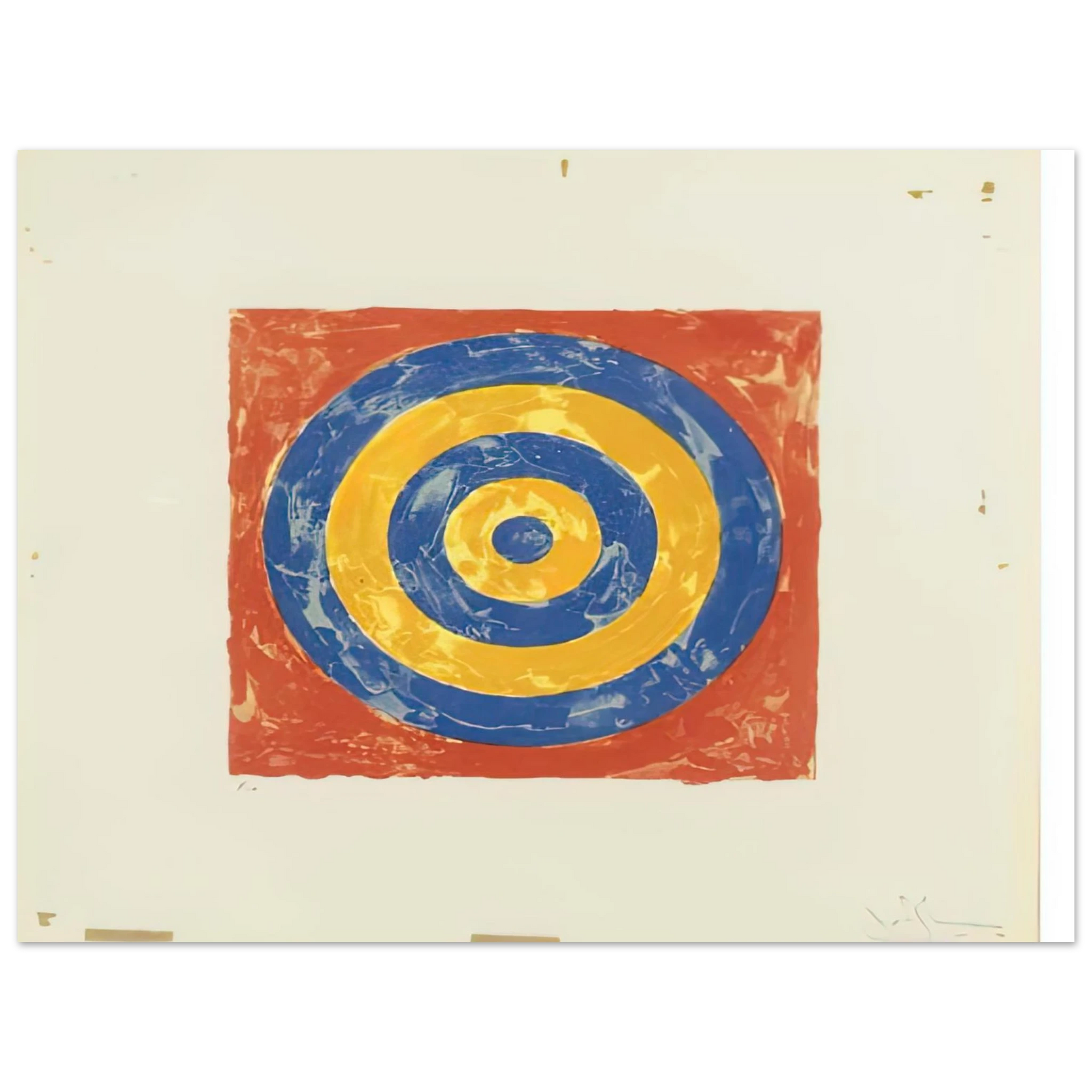 Jasper Johns - TARGET UNIVERSAL LIMITED ART EDITIONS 35 Fine Art Poster - Default Title