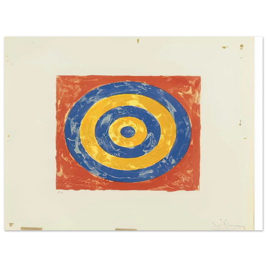 Jasper Johns - TARGET UNIVERSAL LIMITED ART EDITIONS 35 Fine Art Poster - Default Title