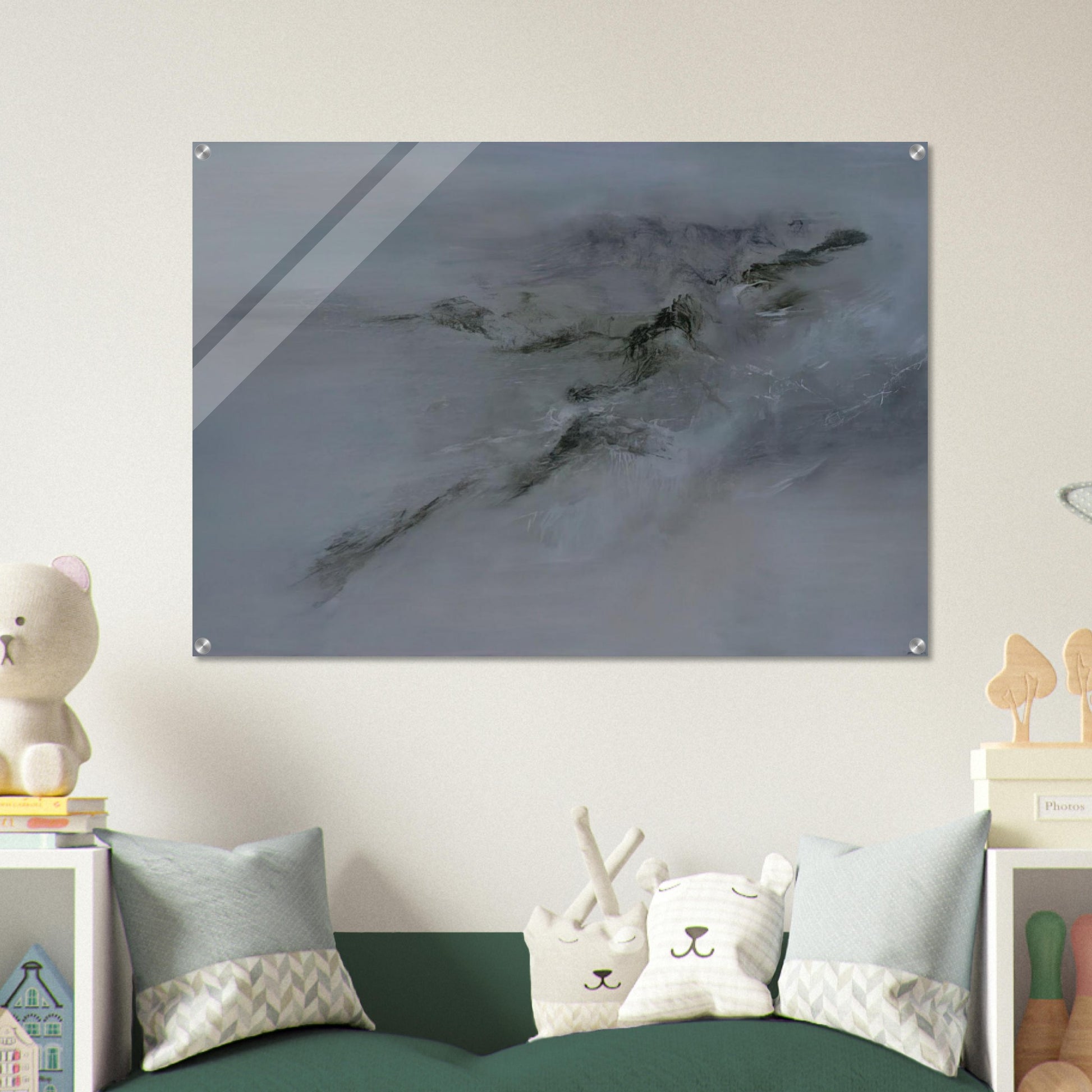 28 10 2001 2001 - Zao Wou-Ki Acrylic Print - 70x100 cm / 28x40″ inches | Zao Wou-Ki Wall Art | Zao Wou-Ki Prints