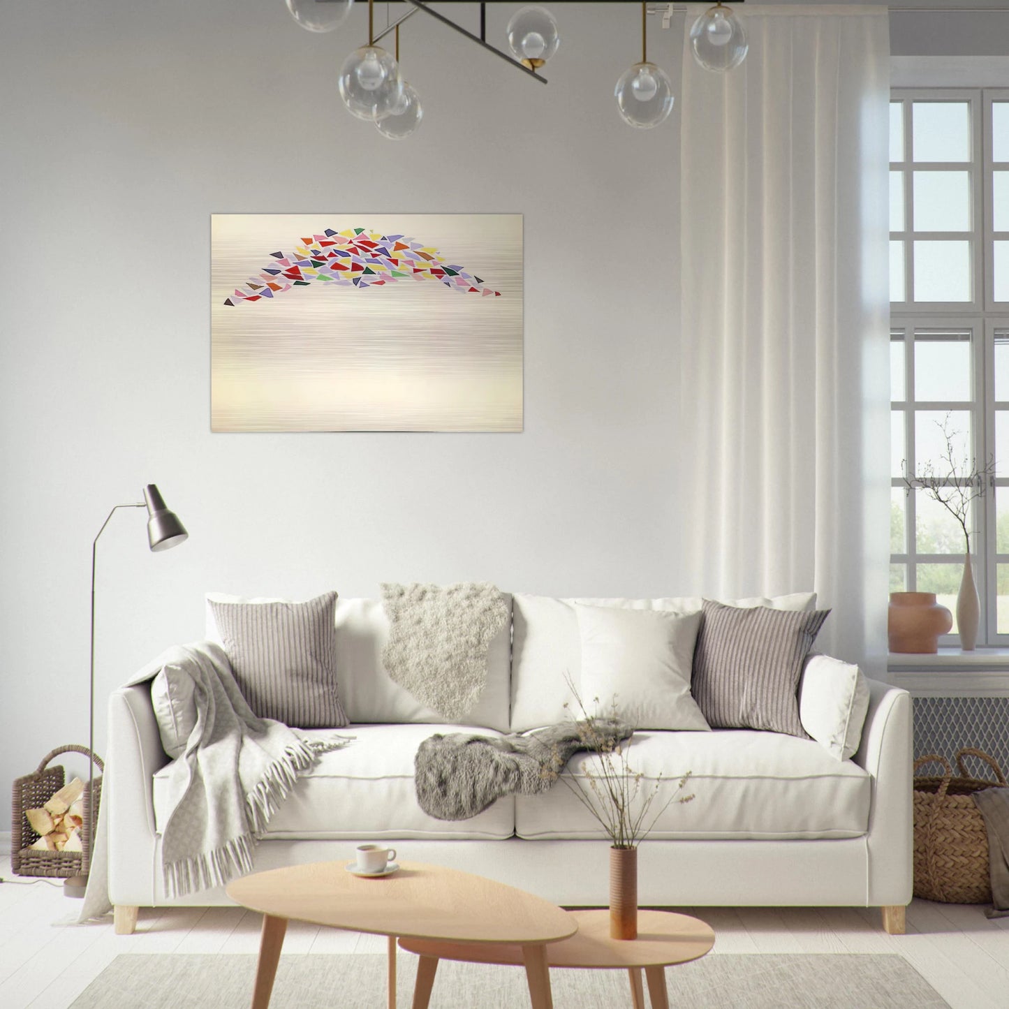 Texas Arch I - Post-Painterly Abstraction - Robert Goodnough Brushed Aluminum Print - 70x100 cm / 28x40 inches | Robert Goodnough Aluminum Print | Robert Goodnough Prints