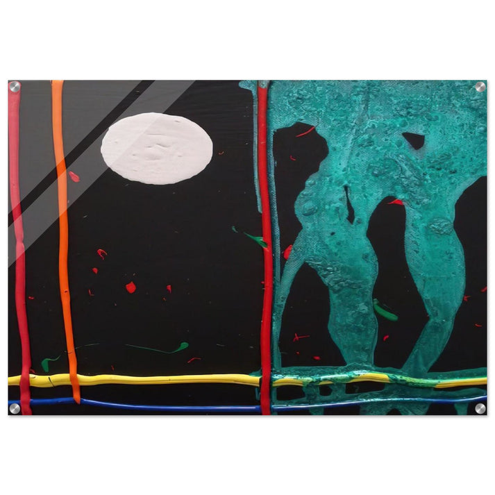 Watching 20-1-07 - 2007 - John Hoyland Acrylic Print - 70x100 cm / 28x40″ inches