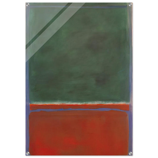 Green and Maroon - 1953 - Mark Rothko Acrylic Print - 70x100 cm / 28x40″ inches | Mark Rothko Wall Art | Mark Rothko Prints
