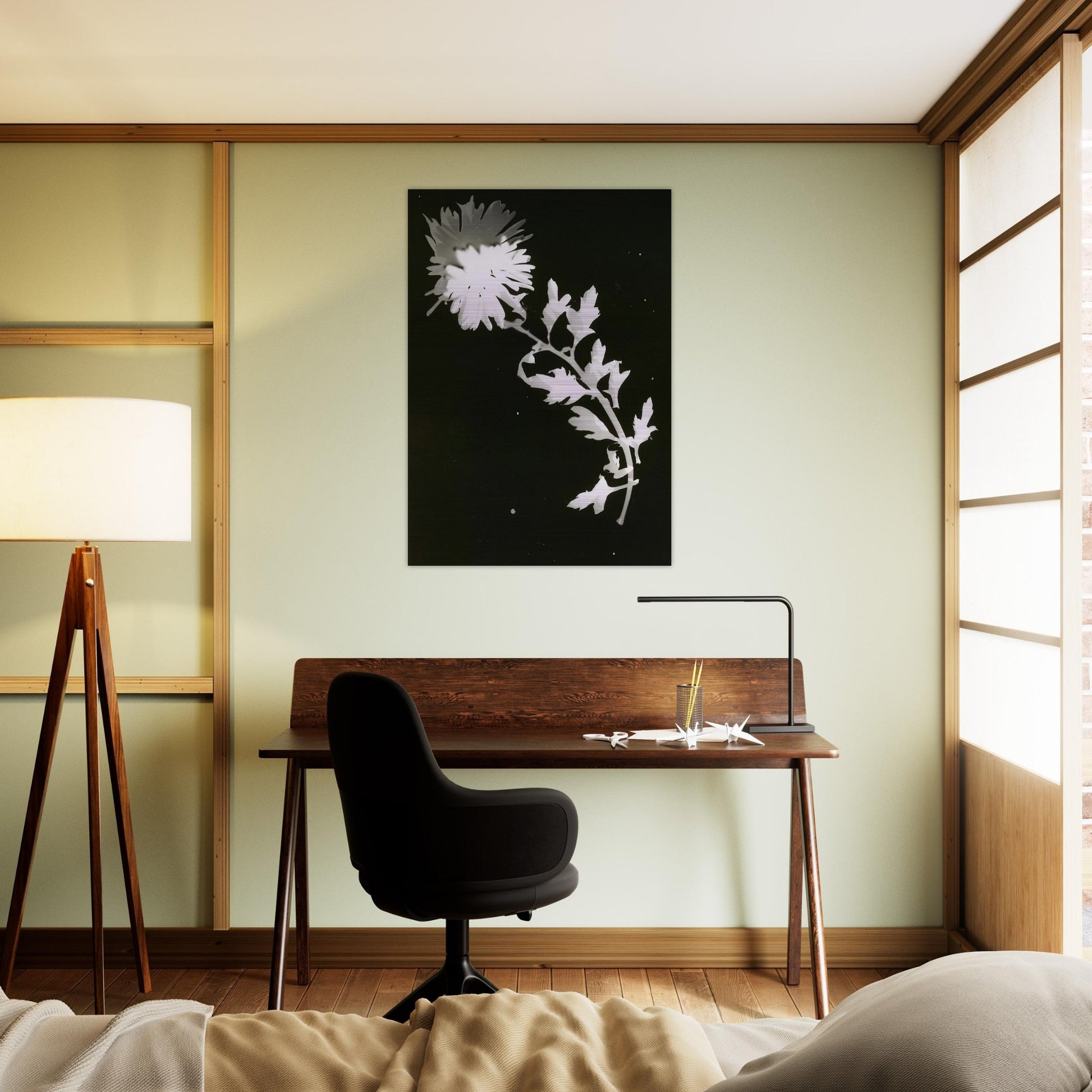 Flower - Laszlo Moholy-Nagy Brushed Aluminum Print - 70x100 cm / 28x40 inches | Laszlo Moholy-Nagy Aluminum Print | Laszlo Moholy-Nagy Prints