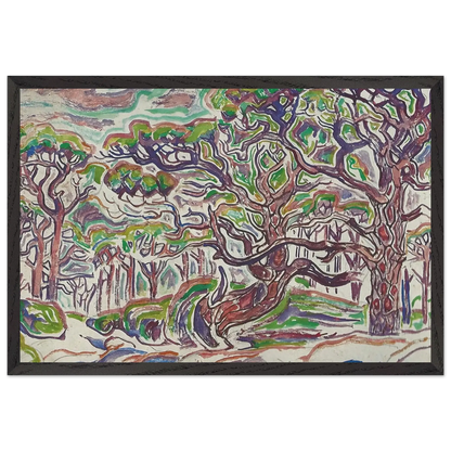 Walter Inglis Anderson - Walter Anderson Wall art - 40x50 cm / 16x20 Inches - Premium Wooden Framed Poster With Fine Art Paper - Black frame