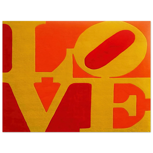 Robert Indiana - Chosen Love Fine Art Poster - Default Title