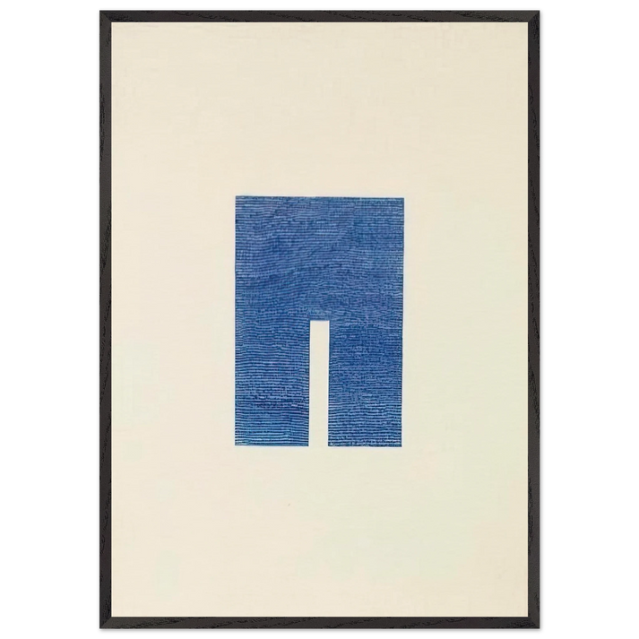 PIER PIET 1974 - Alighiero Boetti 70x100 cm / 28x40 inches Framed Art Print – Black Wooden Frame