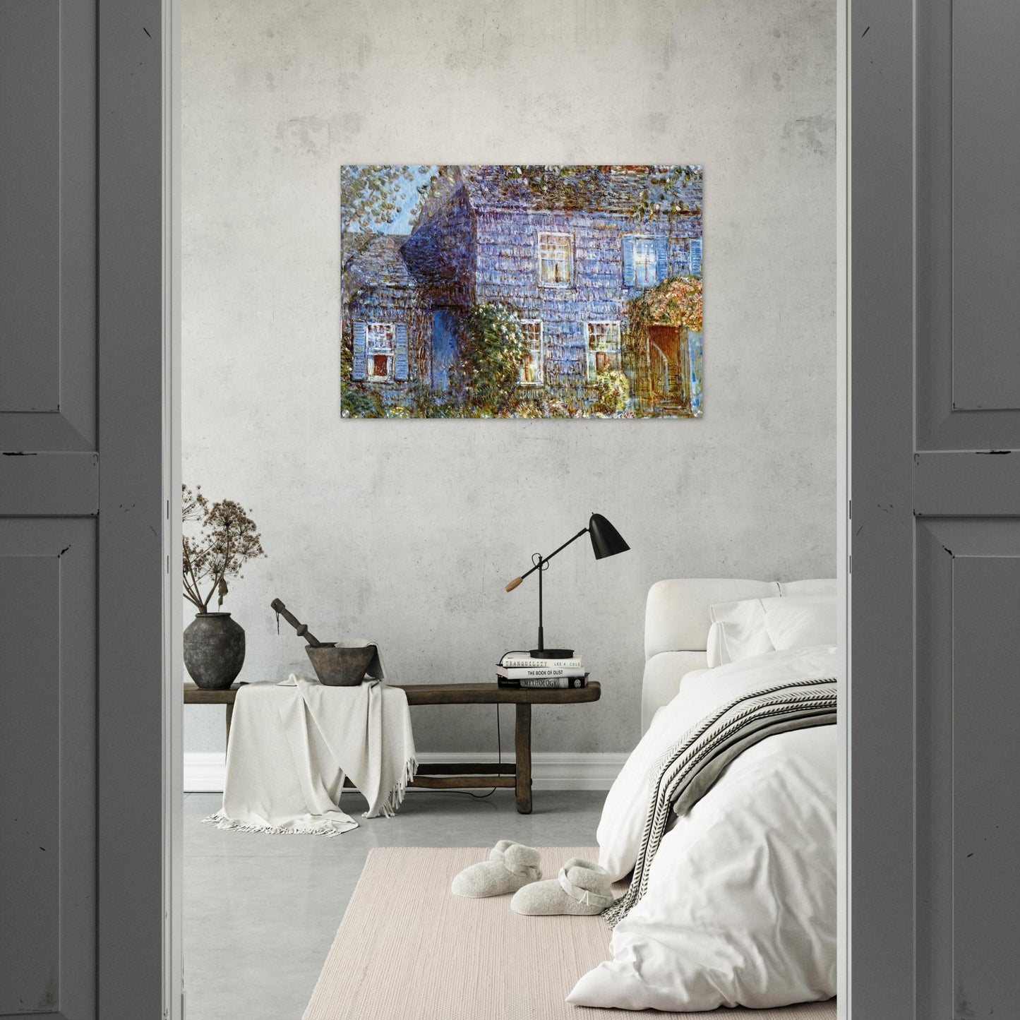 Hutchison House, Easthampton - Childe Hassam Acrylic Print - 70x100 cm / 28x40″ inches