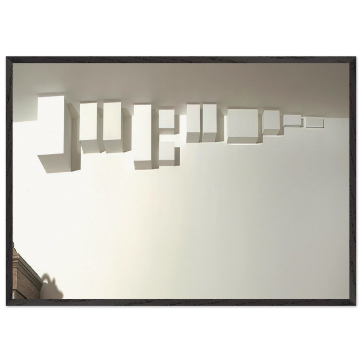 Book of the Clouds - 1983 - Lygia Pape 70x100 cm / 28x40 inches Framed Art Print – Black Wooden Frame