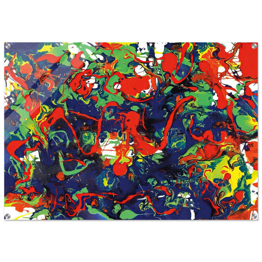 Untitled  SFP94-57  SFF 1731  - Sam Francis Acrylic Print - 70x100 cm / 28x40″ inches