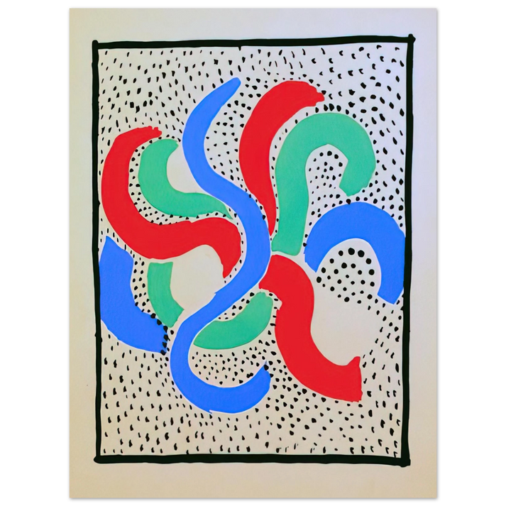 Sonia Delaunay - COMPOSITION 28  75x100 cm / 30x40inches Fine Art Poster
