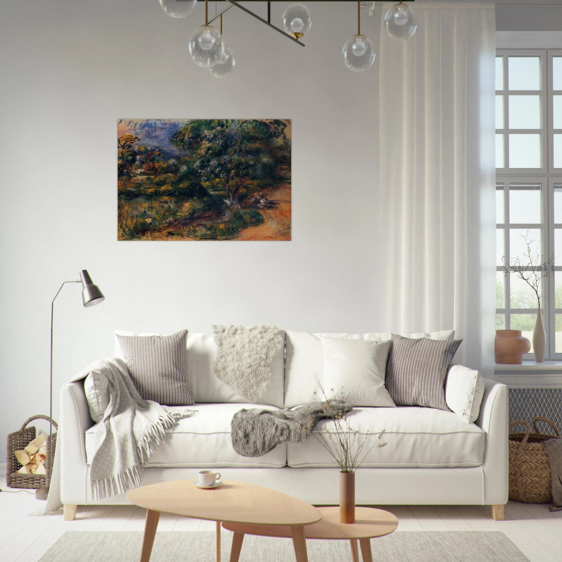The Beal - Pierre-Auguste Renoir Brushed Aluminum Print - 70x100 cm / 28x40 inches | Pierre-Auguste Renoir Aluminum Print | Pierre-Auguste Renoir Prints