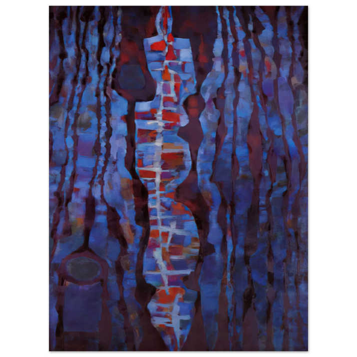 Alfred Manessier - L'offrande de la Terre ou Hommage ÃƒÂ  Teilhard de Chardin - 1962  75x100 cm / 30x40inches Fine Art Poster