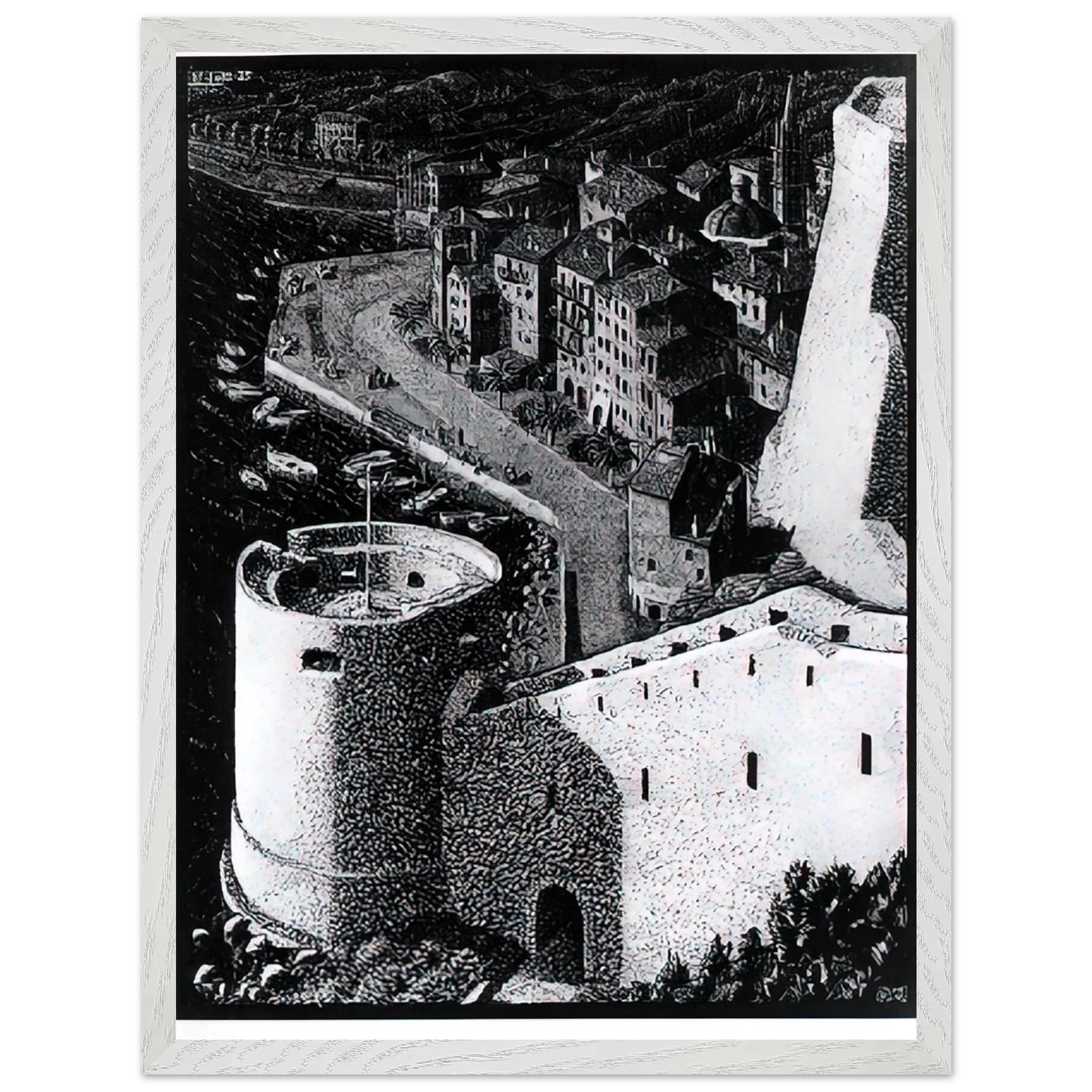 MC Escher - ESCHER (23) Wall Art - 60x80 cm / 24x32 inches - Fine Art Poster - -