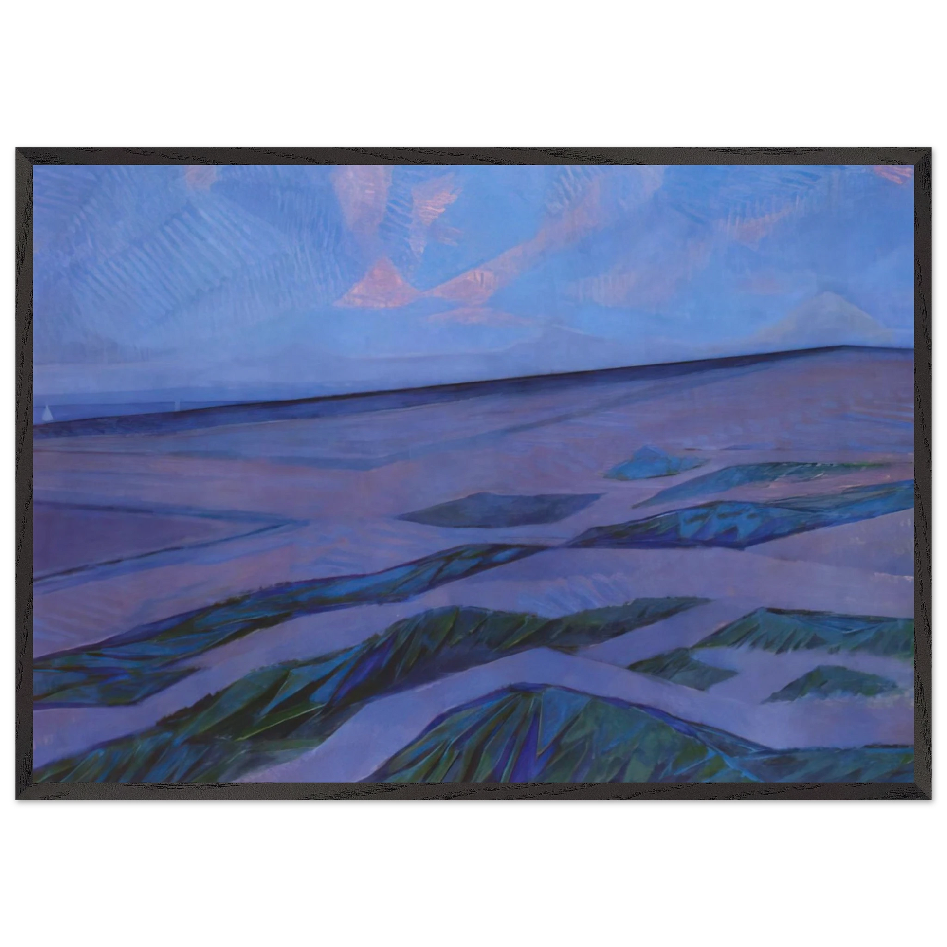 Dune Landscape - Piet Mondrian Framed Art Print – Black Wooden Frame - Default Title - -Framed Art Print