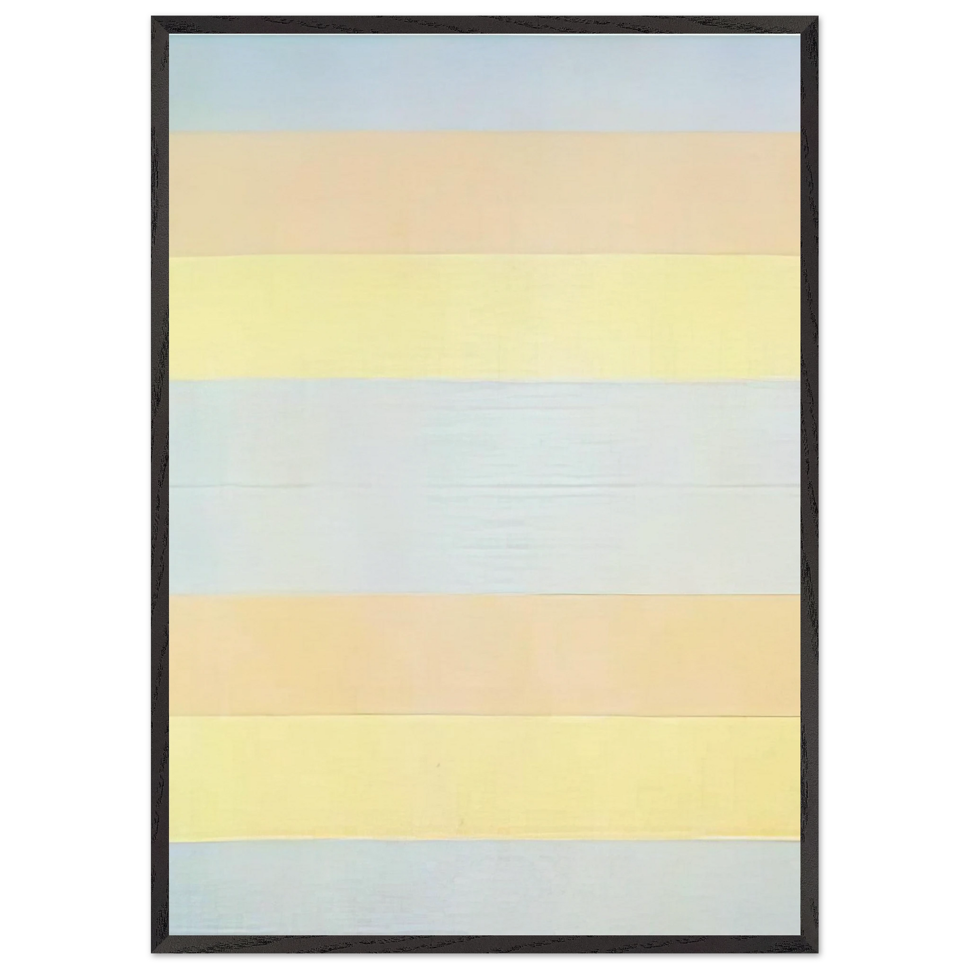 With My Back to the World - Agnes Martin Framed Art Print – Black Wooden Frame - Default Title - -Framed Art Print