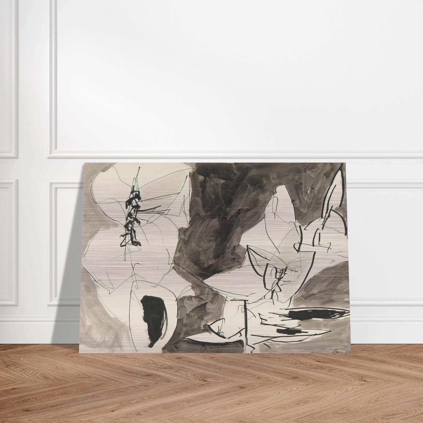 Leap Frog - 1952 - Gene Davis Brushed Aluminum Print - 70x100 cm / 28x40 inches | Gene Davis Aluminum Print | Gene Davis Prints