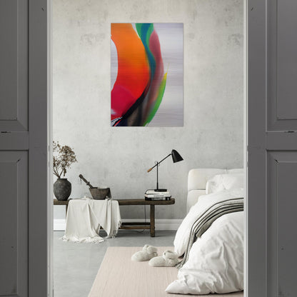 Phenomena Montezuma's Band - 1972 - Paul Jenkins Brushed Aluminum Print - 70x100 cm / 28x40 inches | Paul Jenkins Aluminum Print | Paul Jenkins Prints