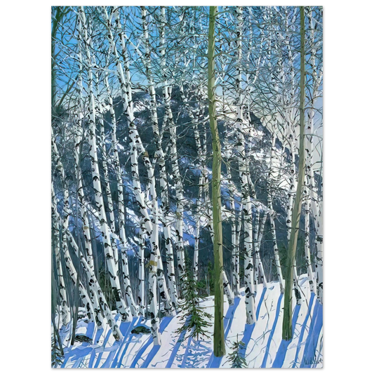 Neil Welliver - Birches - 2005 Fine Art Poster - Default Title